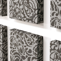Acoustic Panel with Paisley Pattern – Decorative Curved Motif for Sound Absorption and Echo Control