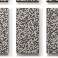 Acoustic Panel with Paisley Pattern – Decorative Curved Motif for Sound Absorption and Echo Control