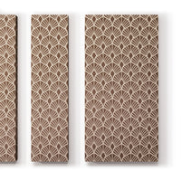 Acoustic Panel with Seashell Pattern – Art Deco Geometric Design for Sound Absorption and Echo Control - Additional Color Options