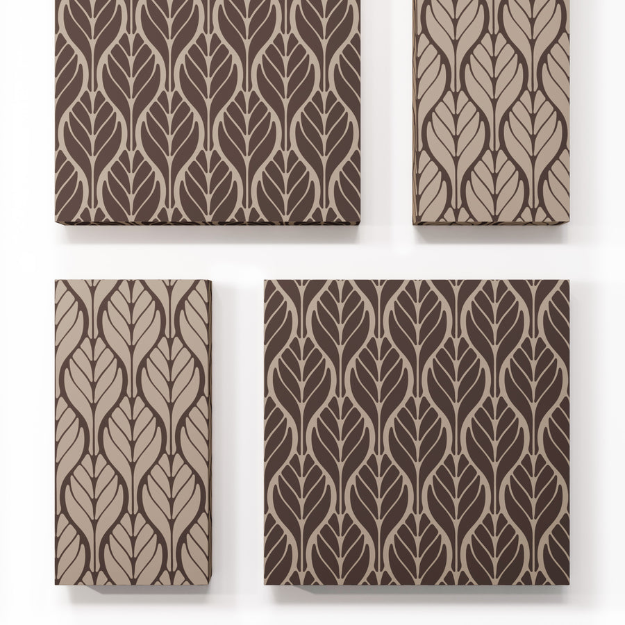 Acoustic Panel with Botanic Pattern – Organic Leaf-Inspired Design for Sound Absorption and Echo Control – Additional Color Options