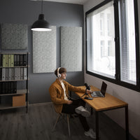 Acoustic Panel with Weave Pattern – Interlocking Geometric Design for Sound Absorption and Echo Control