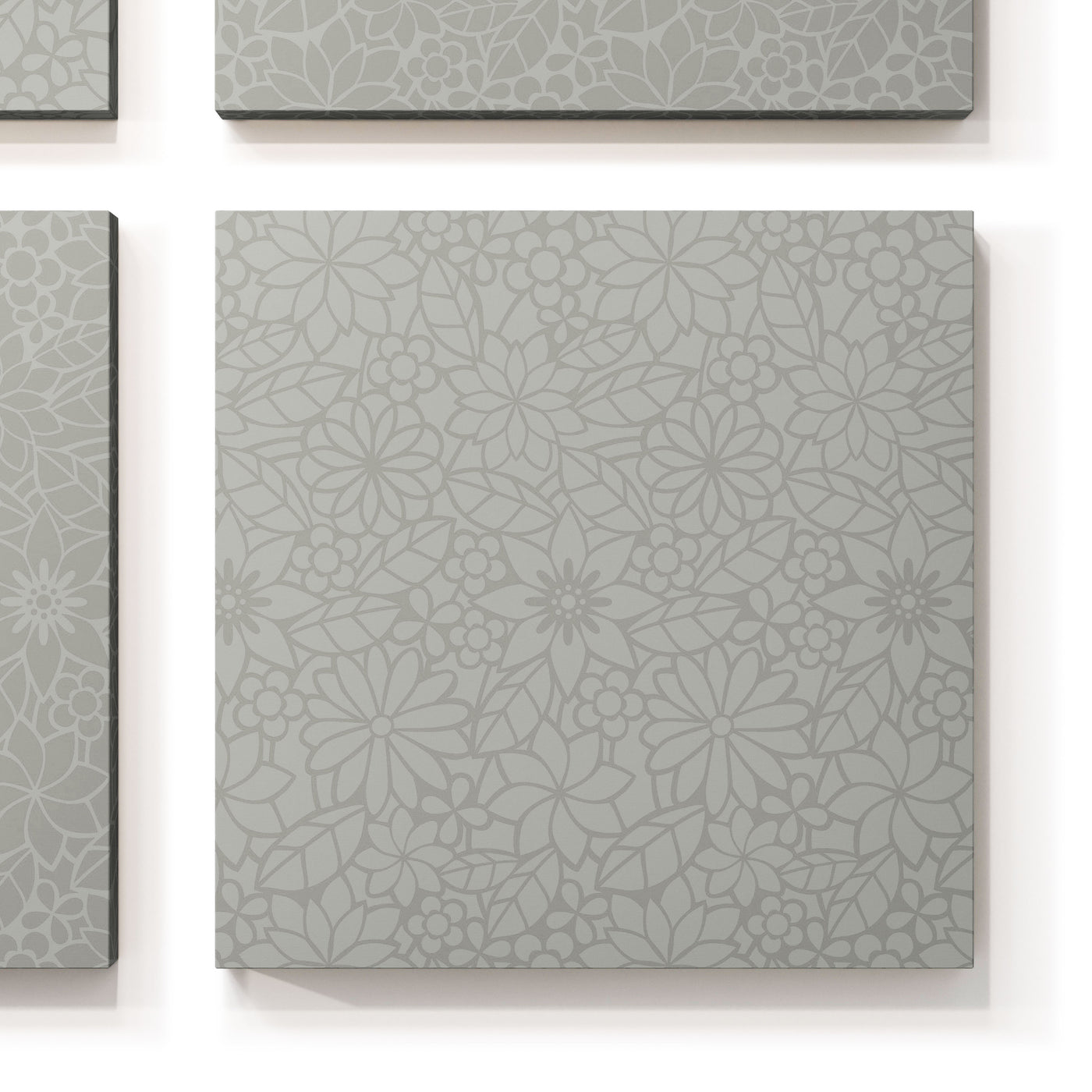 Acoustic Panel with Blossom Pattern – Floral Geometric Design for Sound Absorption and Echo Control