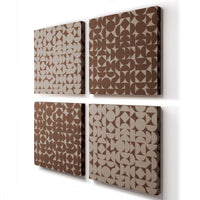 Acoustic Panel with Orbit Pattern – Mid-Century Geometric Design for Sound Absorption and Echo Control