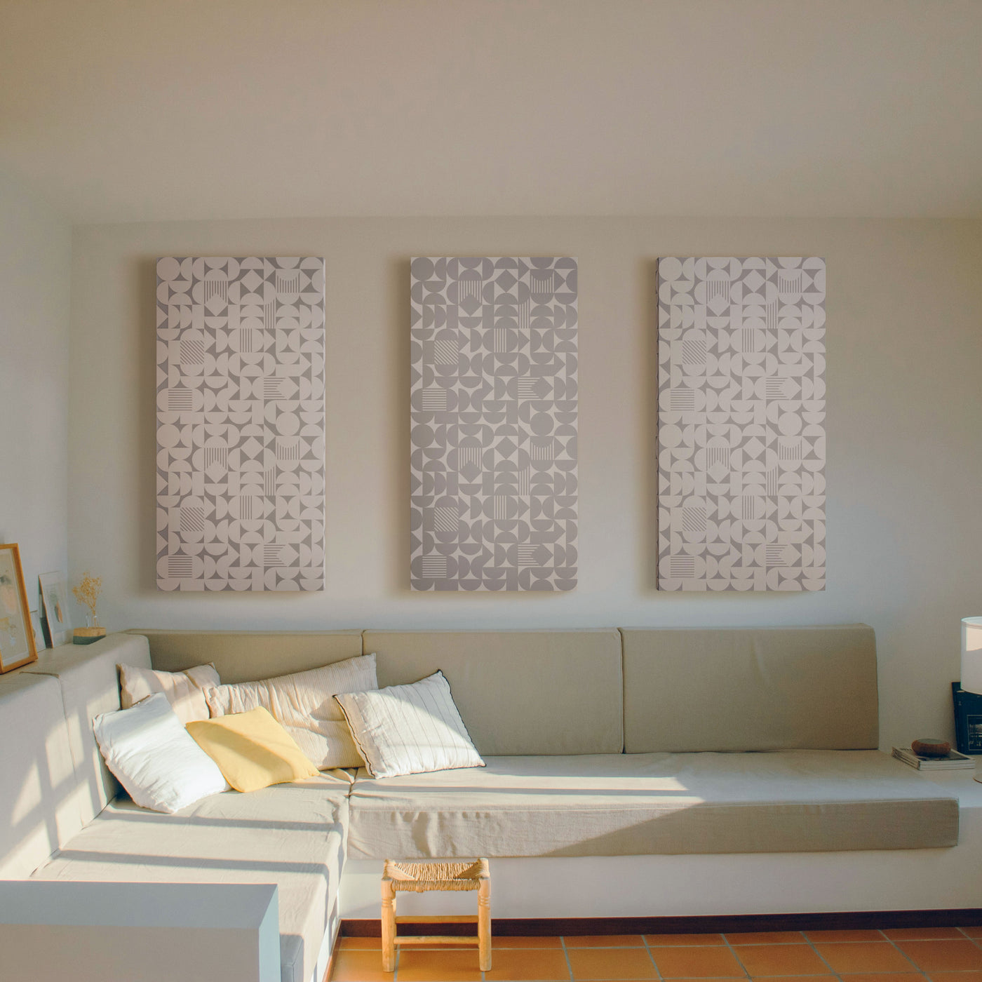 Acoustic Panel with Contour Pattern – Abstract Geometric Design for Sound Absorption and Echo Control
