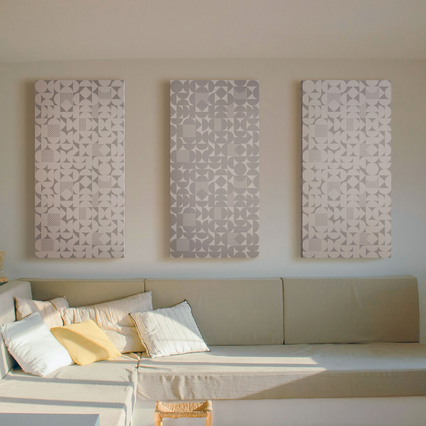 Acoustic Panel with Contour Pattern – Abstract Geometric Design for Sound Absorption and Echo Control