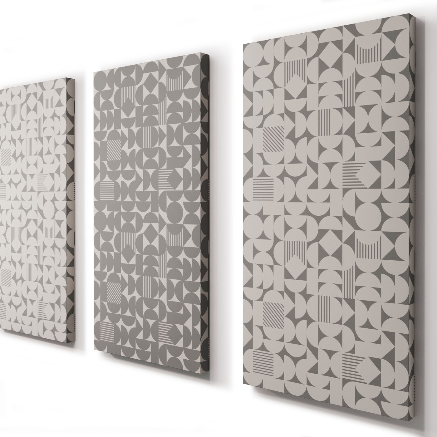 Acoustic Panel with Contour Pattern – Abstract Geometric Design for Sound Absorption and Echo Control