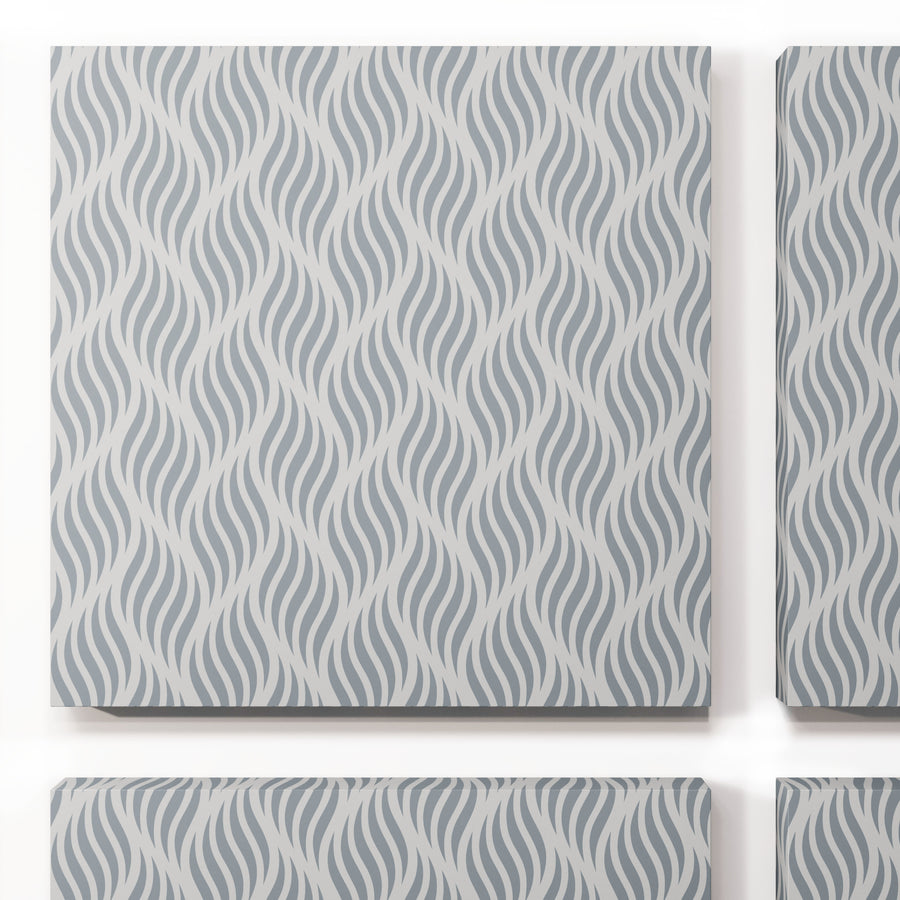 Acoustic Panel with Vapor Pattern – Flowing Geometric Design for Sound Absorption and Echo Control