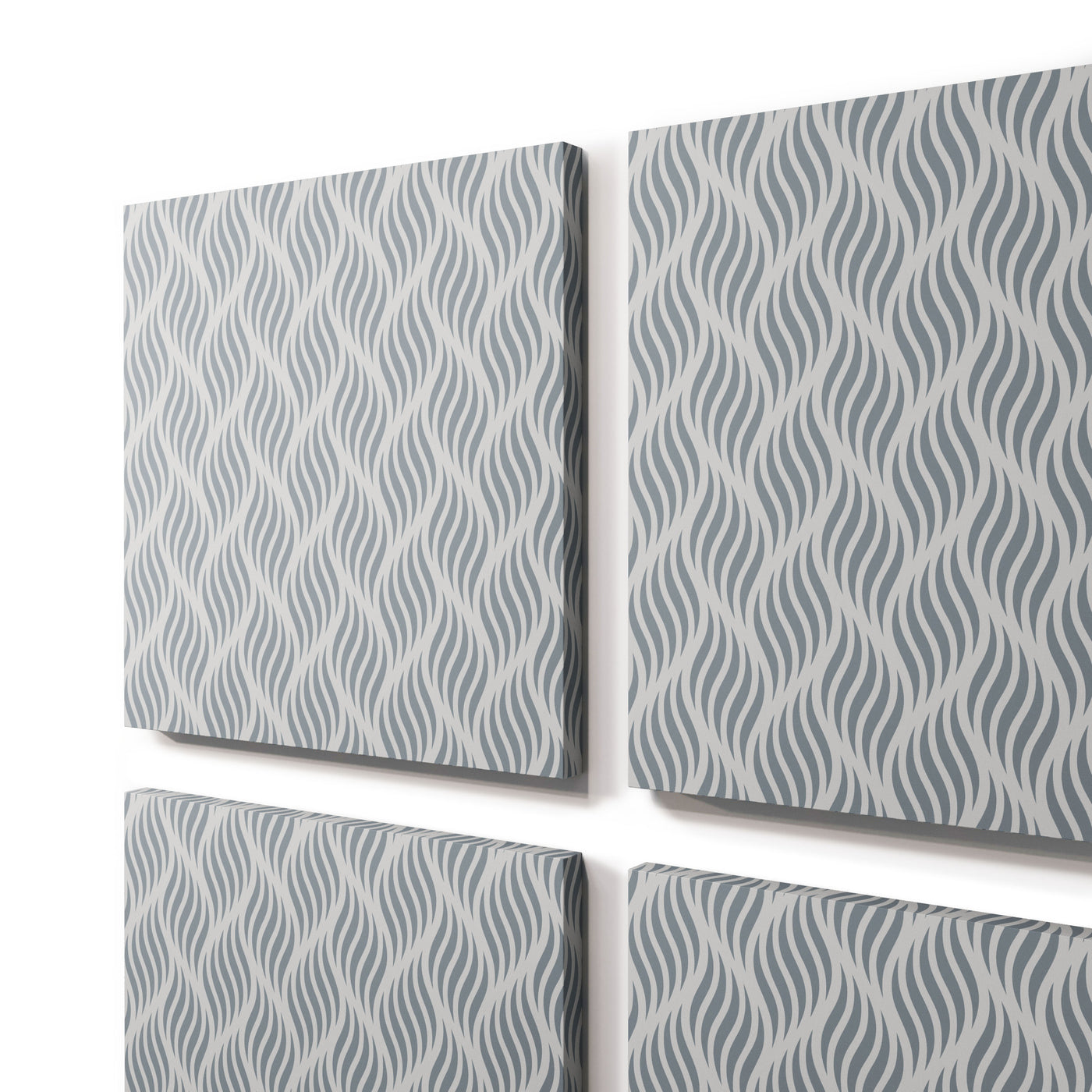 Acoustic Panel with Vapor Pattern – Flowing Geometric Design for Sound Absorption and Echo Control