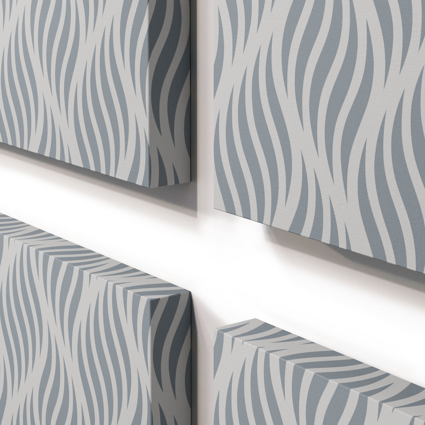Acoustic Panel with Vapor Pattern – Flowing Geometric Design for Sound Absorption and Echo Control