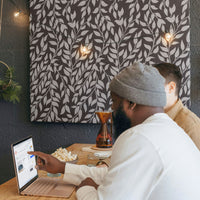 Acoustic Panel with Vineleaf Pattern – Flowing Botanical Design for Sound Absorption and Echo Control – Additional Color Options
