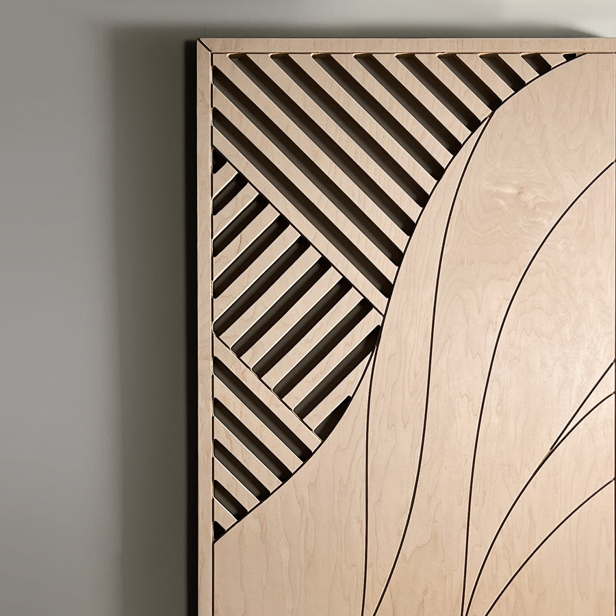 Flowing Waves Wood Wall Art (44