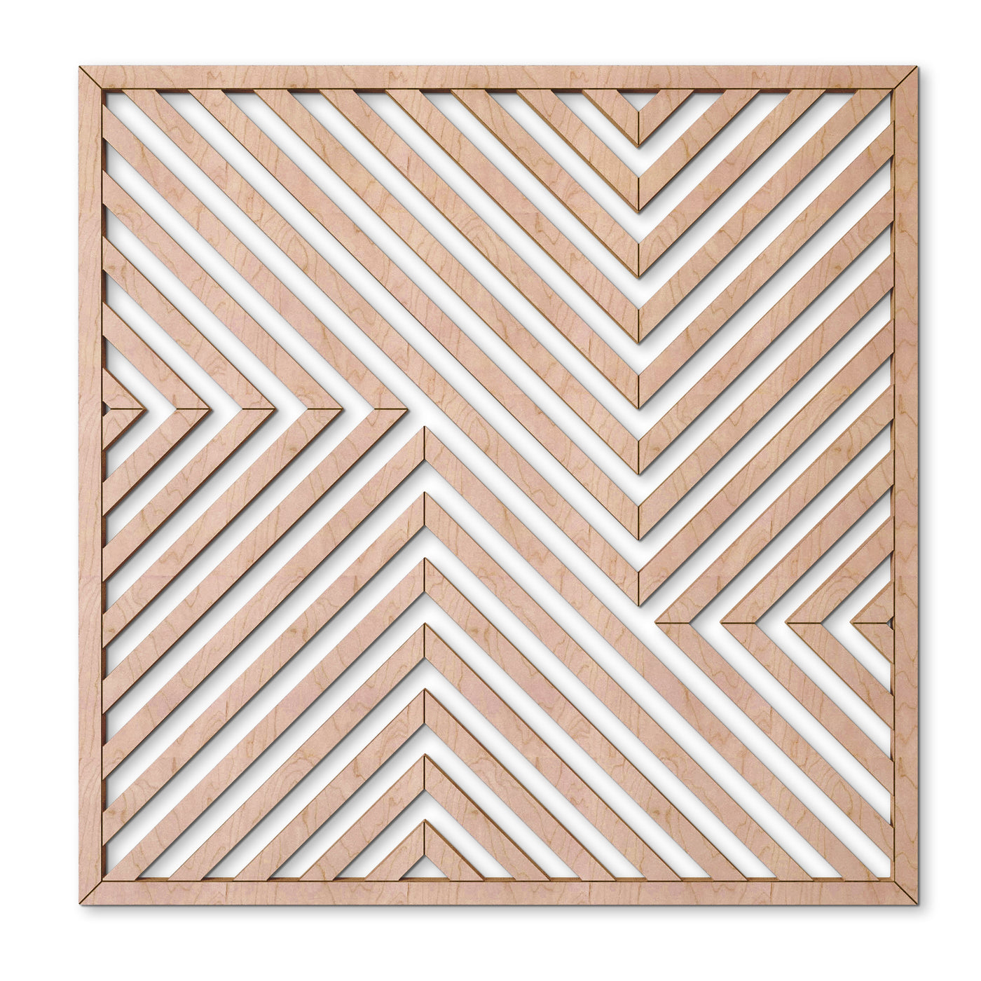 Modern Maple Geometric Wood Wall Art – Abstract Decorative Wall Hanging for Home, Ideal for Home, Office & Living Room Decor