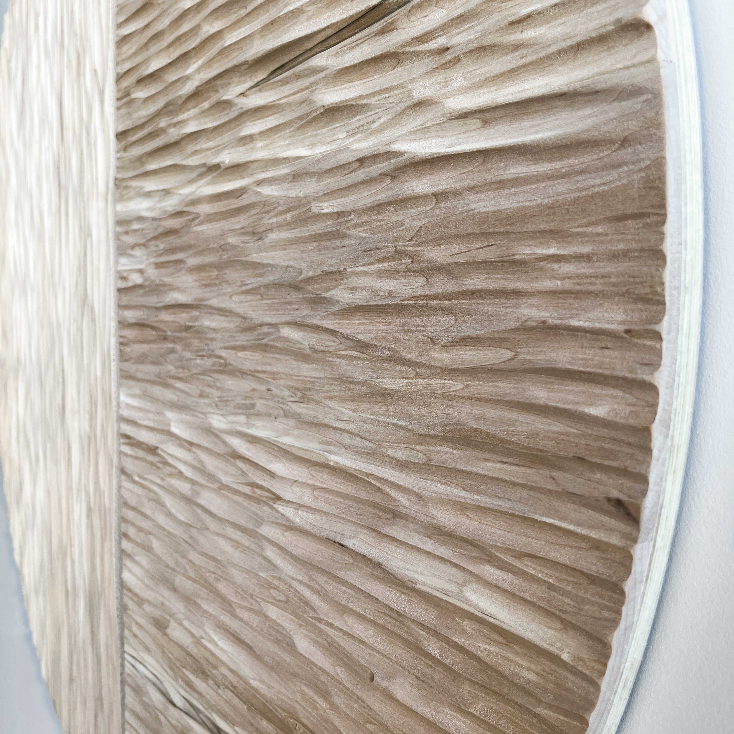 Carved Maple Wood Wall Art - Form11Studio