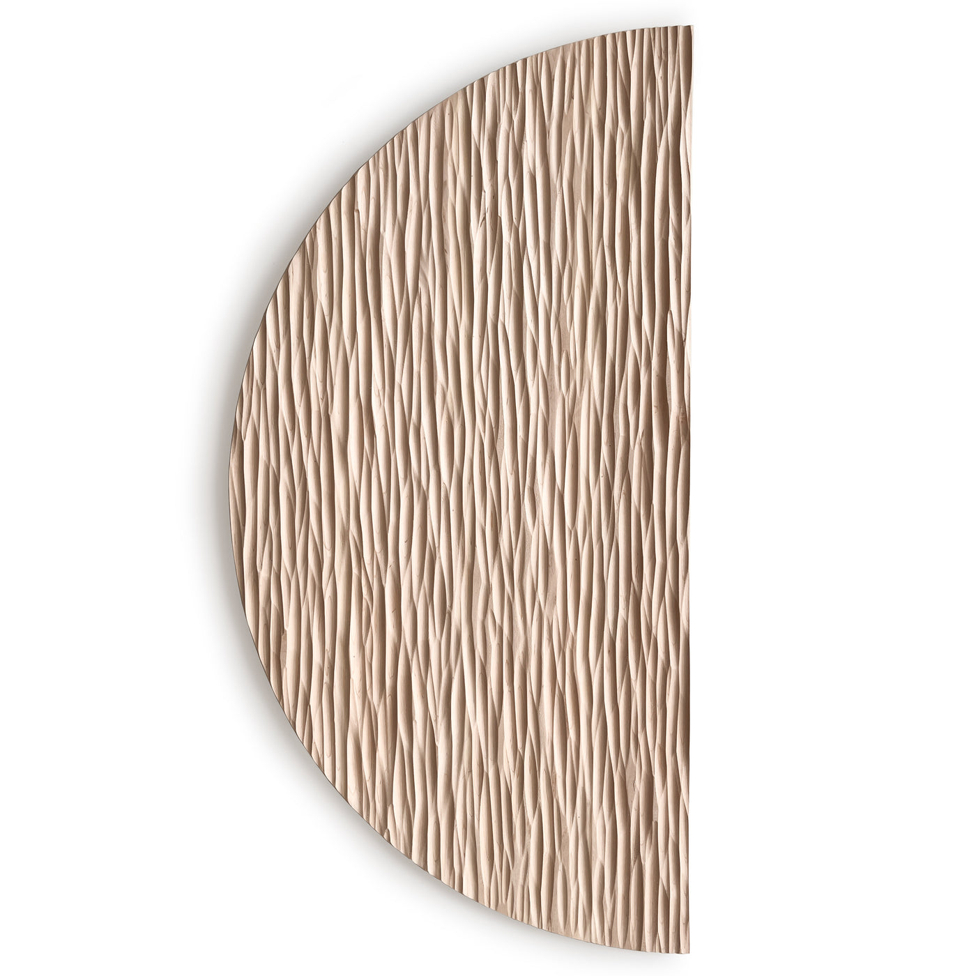 Carved Half Moon Wood Wall Art - Form11Studio